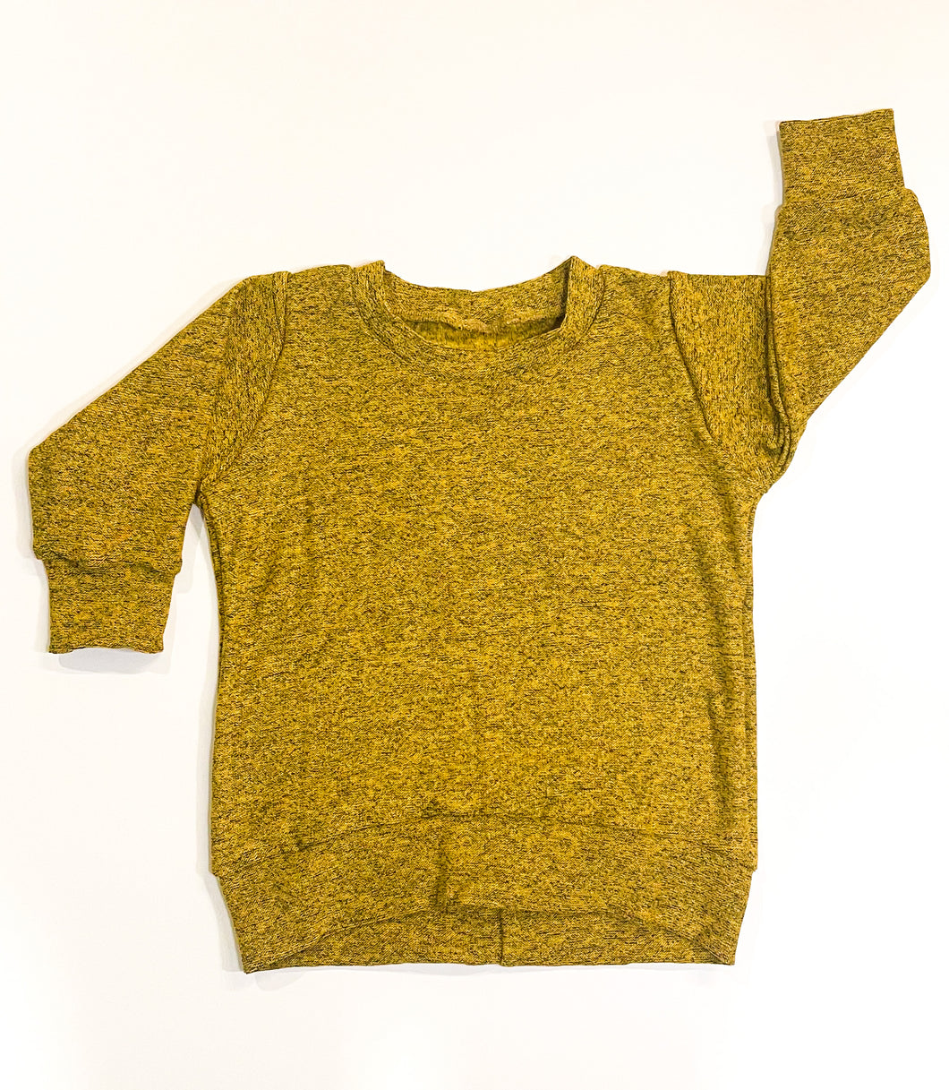 Mustard and Black Heathered Lillian Tunic