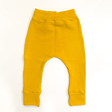 Load image into Gallery viewer, Mustard Thermal Knit Joggers