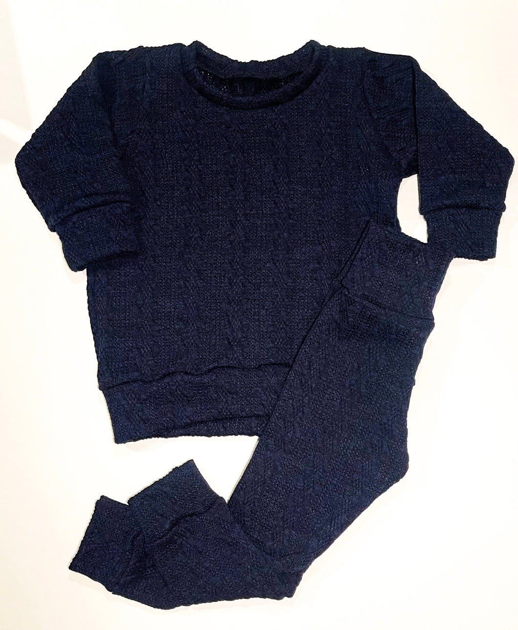 Navy Blue Sweater Knit